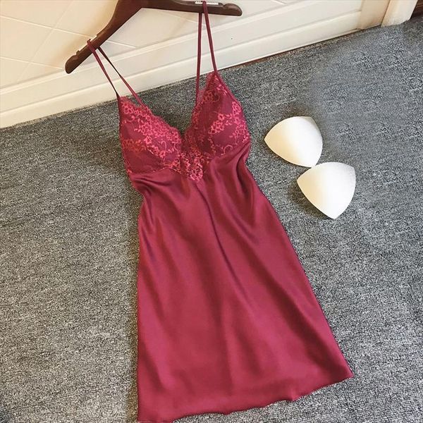 nightgowns nightwear lace patchwork women sleepwear camisola lingerie nighty wedding silk dress sleep wear nightdress clothes, Black;red
nightgowns nightwear lace patchwork women sleepwear camisola lingerie nighty wedding silk dress sleep wear nightdress clothes, Black;red