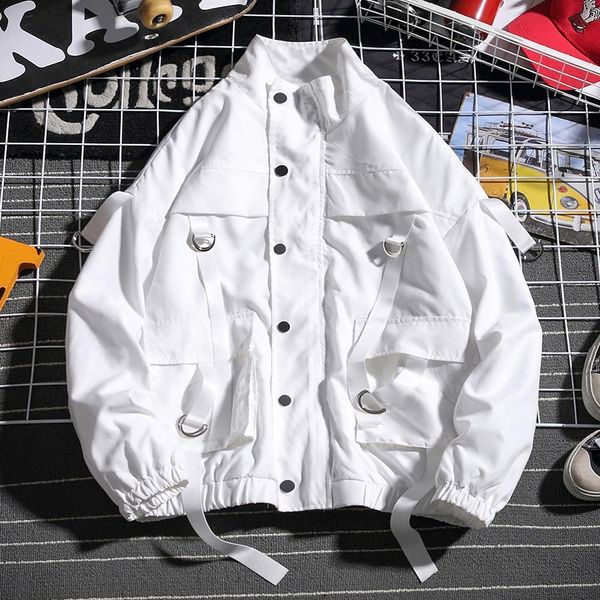 2021 men military ribbons pocket bomber jacket hip hop streetwear man apre, Black;brown
2021 men military ribbons pocket bomber jacket hip hop streetwear man apre, Black;brown