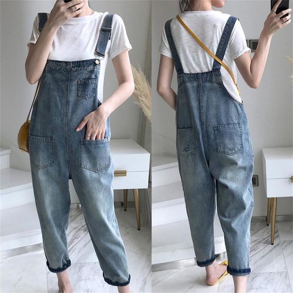 women's pants & capris ladies denim pocket suspenders jumpsuit casual loose sleeveless spaghetti strap o-neck solid sport long overalls, Black;white
women's pants & capris ladies denim pocket suspenders jumpsuit casual loose sleeveless spaghetti strap o-neck solid sport long overalls, Black;white