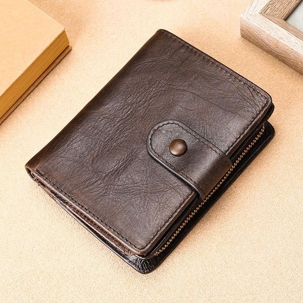 wallets men's wallet genuine leather money bag solid color business short famous vintage walltes multi-card soft purse coin, Red;black
wallets men's wallet genuine leather money bag solid color business short famous vintage walltes multi-card soft purse coin, Red;black