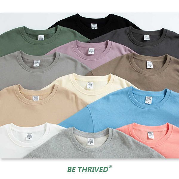 2021be men's wear - autumn new 380g terry round neck solid color sweater with loose shoulder and trendy coat, White;black
2021be men's wear - autumn new 380g terry round neck solid color sweater with loose shoulder and trendy coat, White;black