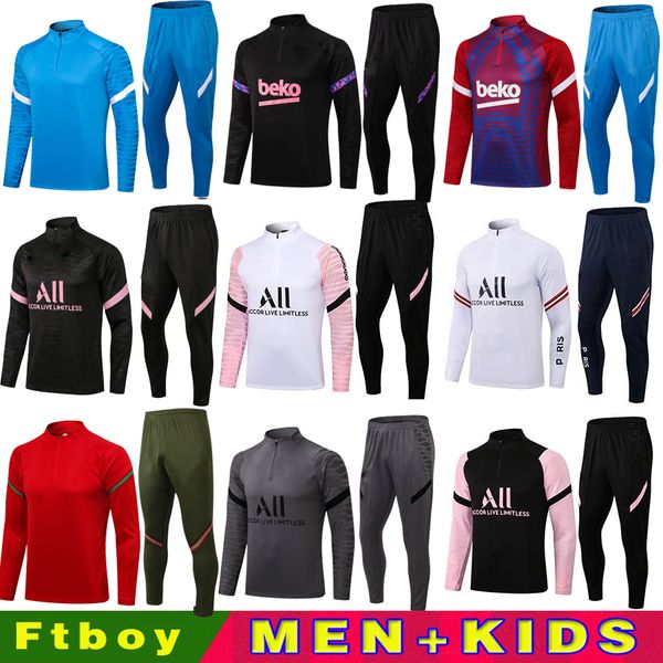 2021 2022 mens soccer tracksuit survetement de football training suit 21 22 men maillot full zipper jacket tracksuits sportswear, Black
2021 2022 mens soccer tracksuit survetement de football training suit 21 22 men maillot full zipper jacket tracksuits sportswear, Black