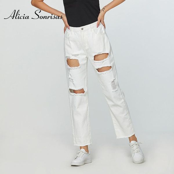2021 spring autumn hole white loose casual fashion beauty ripped leisure white women's denim straight-leg pants trousers, Blue
2021 spring autumn hole white loose casual fashion beauty ripped leisure white women's denim straight-leg pants trousers, Blue