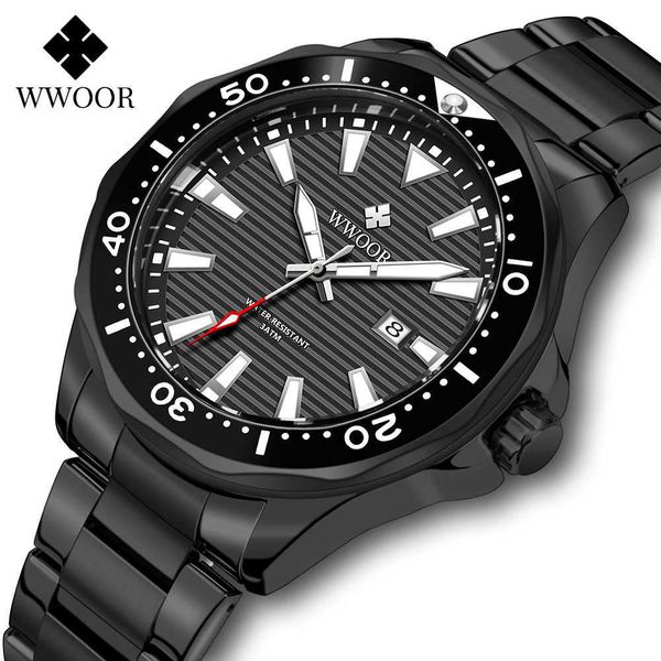 wwoor fashion black mens watches brand luxury sports diver quartz 30atm waterproof military wristwatch reloj hombre 210527, Slivery;brown
wwoor fashion black mens watches brand luxury sports diver quartz 30atm waterproof military wristwatch reloj hombre 210527, Slivery;brown