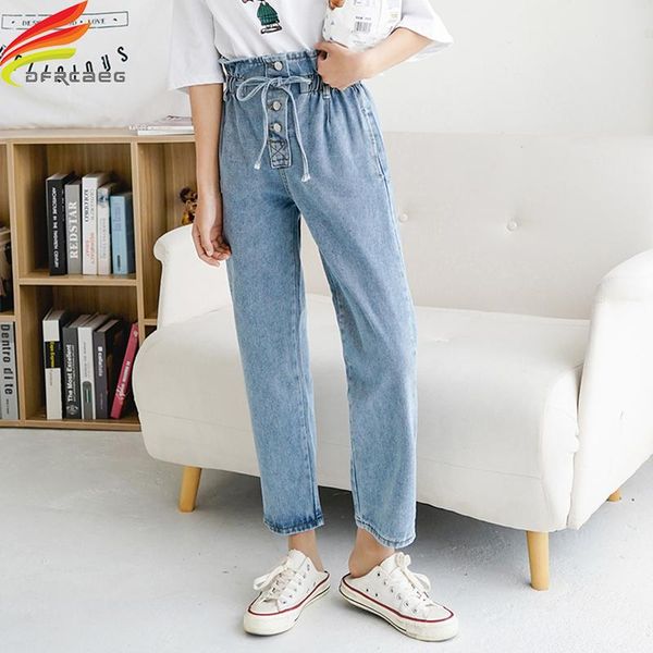 women's jeans high elastic waist woman 2021 spring summer arrivals korean style women loose blue with pockets mujer
women's jeans high elastic waist woman 2021 spring summer arrivals korean style women loose blue with pockets mujer