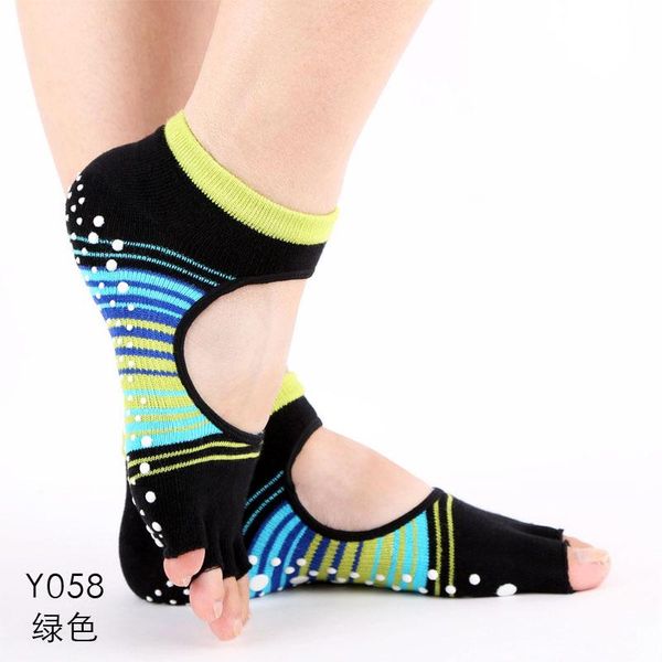 sports socks women style bare back & toes yoga antiskid breathable cotton fitness dance pilates ladies mkg825, Black
sports socks women style bare back & toes yoga antiskid breathable cotton fitness dance pilates ladies mkg825, Black