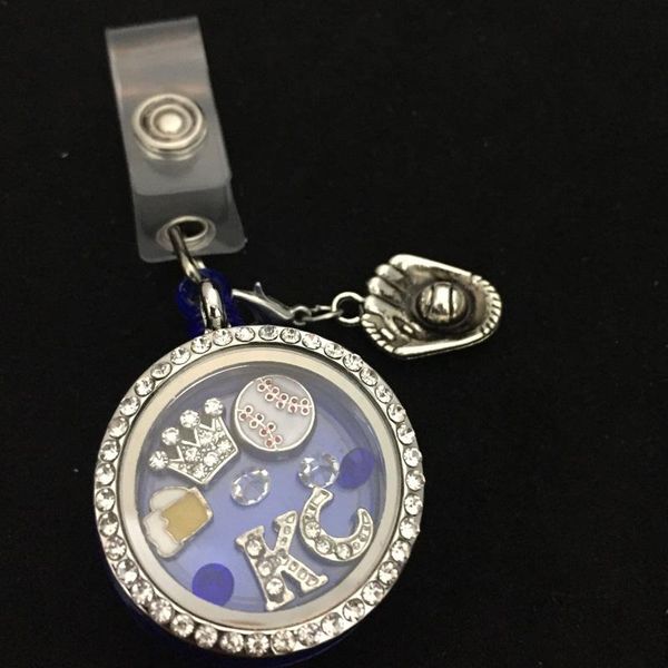pins, brooches baseball badge reel floating locket (kc crown charms love plate crystals) id diy jewelry for fan, Gray
pins, brooches baseball badge reel floating locket (kc crown charms love plate crystals) id diy jewelry for fan, Gray