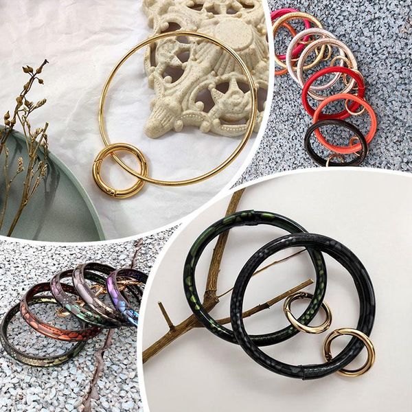 keychains just feel pu leather keychain for women girl custom circle metal wristlet fashion charm keyring accessories, Silver
keychains just feel pu leather keychain for women girl custom circle metal wristlet fashion charm keyring accessories, Silver