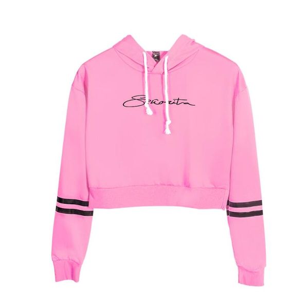 women's hoodies & sweatshirts luxury novelty shawn mendes navel girls fashion casual white short sweatshirt cute long sleeve streetwear, Black
women's hoodies & sweatshirts luxury novelty shawn mendes navel girls fashion casual white short sweatshirt cute long sleeve streetwear, Black