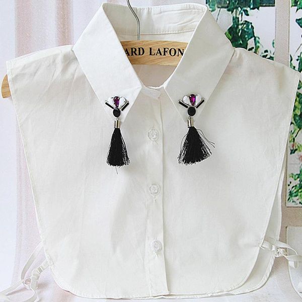 women's blouses & shirts fashion shirt sweater lace crochet false collar detachable elastic embroidery bead hand-made collier femme, White
women's blouses & shirts fashion shirt sweater lace crochet false collar detachable elastic embroidery bead hand-made collier femme, White