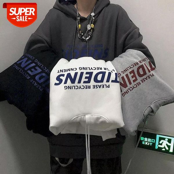 sweatshirt men and women autumn and winter harajuku style korea ins trend retro wild letter printing plus velvet hooded sweater #ot7t, Black
sweatshirt men and women autumn and winter harajuku style korea ins trend retro wild letter printing plus velvet hooded sweater #ot7t, Black