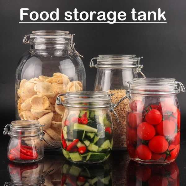 glass jars with lids sealing kitchen accessories jars glass leak proof storage bottles container for home rangement
glass jars with lids sealing kitchen accessories jars glass leak proof storage bottles container for home rangement