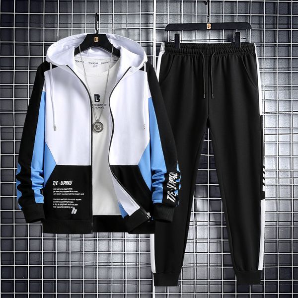 leisure sports men's suit 2021 spring and autumn new youth coat fashion hooded sweater two-piece set, Gray
leisure sports men's suit 2021 spring and autumn new youth coat fashion hooded sweater two-piece set, Gray