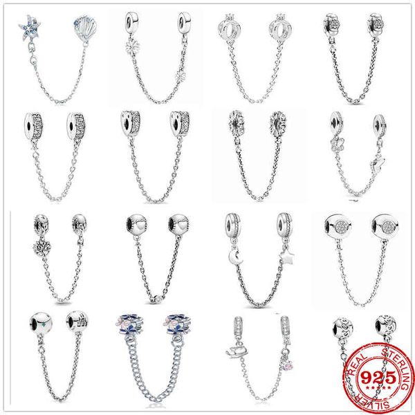 925 silver new safety chain moon flower leaves butterfly bead fit pandora original bracelet charms beads for women diy jewelry, Golden;silver
925 silver new safety chain moon flower leaves butterfly bead fit pandora original bracelet charms beads for women diy jewelry, Golden;silver