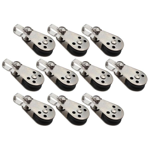 10 pcs marine boat pulley blocks rope stainless steel 316 kayak canoe anchor trolley kit nylon pad eyes boat accessories
10 pcs marine boat pulley blocks rope stainless steel 316 kayak canoe anchor trolley kit nylon pad eyes boat accessories