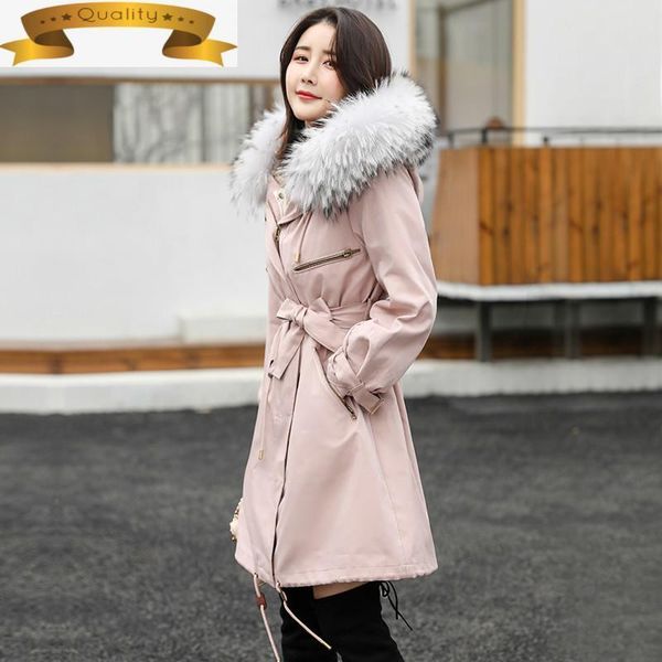 women's fur & faux women coat real rex raccoon collar winter parka for clothes 2021 fx77110 yy144, Black
women's fur & faux women coat real rex raccoon collar winter parka for clothes 2021 fx77110 yy144, Black