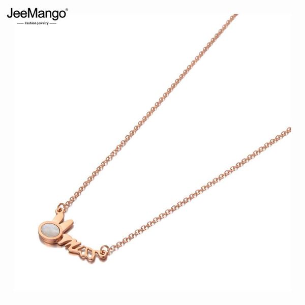 pendant necklaces jeemango office style titanium stainless steel animal choker necklace miss letter for women girl jn20108, Silver
pendant necklaces jeemango office style titanium stainless steel animal choker necklace miss letter for women girl jn20108, Silver