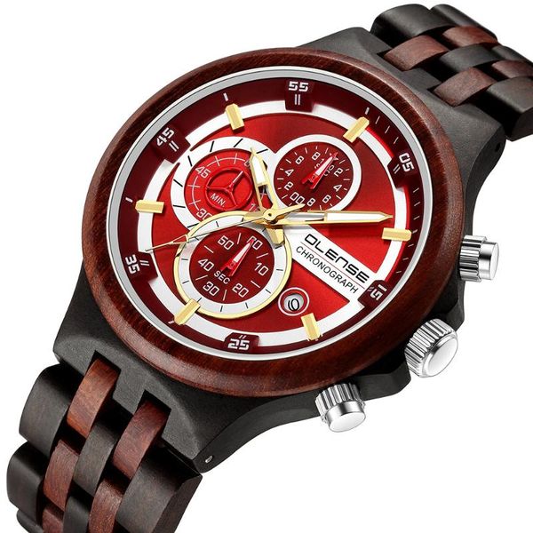 wristwatches olense mt002 men watch fashion wooden chronograph luxury business waterproof clock luminous quartz men's watches reloj hom, Slivery;brown
wristwatches olense mt002 men watch fashion wooden chronograph luxury business waterproof clock luminous quartz men's watches reloj hom, Slivery;brown