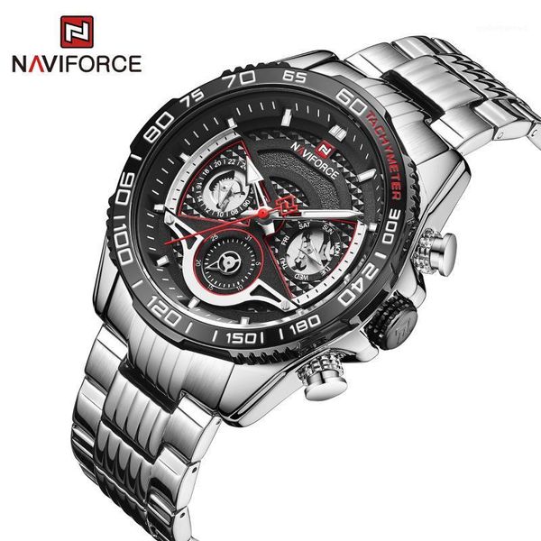 wristwatches naviforce brand watch mens military chronograph watches men fashion bussiness waterpoof quartz relogio masculino, Slivery;brown
wristwatches naviforce brand watch mens military chronograph watches men fashion bussiness waterpoof quartz relogio masculino, Slivery;brown