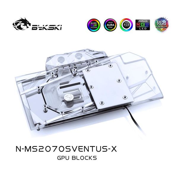 bykski water block use for msi geforce rtx 2070 super 8g oc ventus / full cover copper radiator block/ rgb light fans & coolings
bykski water block use for msi geforce rtx 2070 super 8g oc ventus / full cover copper radiator block/ rgb light fans & coolings