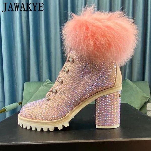 boots high heel puffy fur pink crystal ankle wool snow warm shoes winter women platform botas, Black
boots high heel puffy fur pink crystal ankle wool snow warm shoes winter women platform botas, Black
