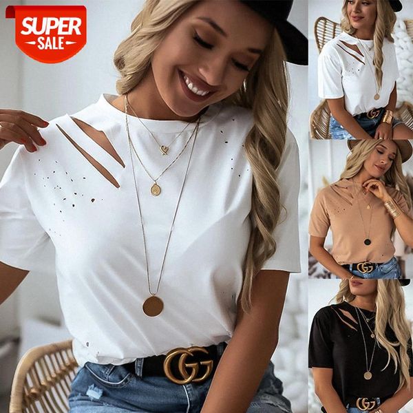 summer t-shirt 2020 new hollow out round neck short sleeve hole tshirt ladies solid tee shirt wdc4937 #vh2e, White
summer t-shirt 2020 new hollow out round neck short sleeve hole tshirt ladies solid tee shirt wdc4937 #vh2e, White