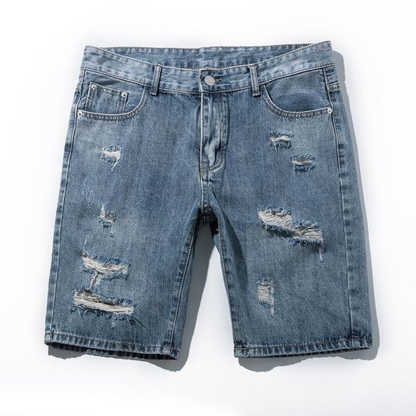 men's jeans middle pants all-match loose casual five-point summer ripped denim shorts men clothing mens street wear, Blue
men's jeans middle pants all-match loose casual five-point summer ripped denim shorts men clothing mens street wear, Blue