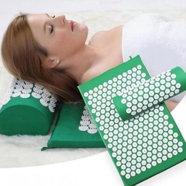 1set massager cushion massage yoga mat acupressure relieve stress back body pain spike mat acupuncture
1set massager cushion massage yoga mat acupressure relieve stress back body pain spike mat acupuncture