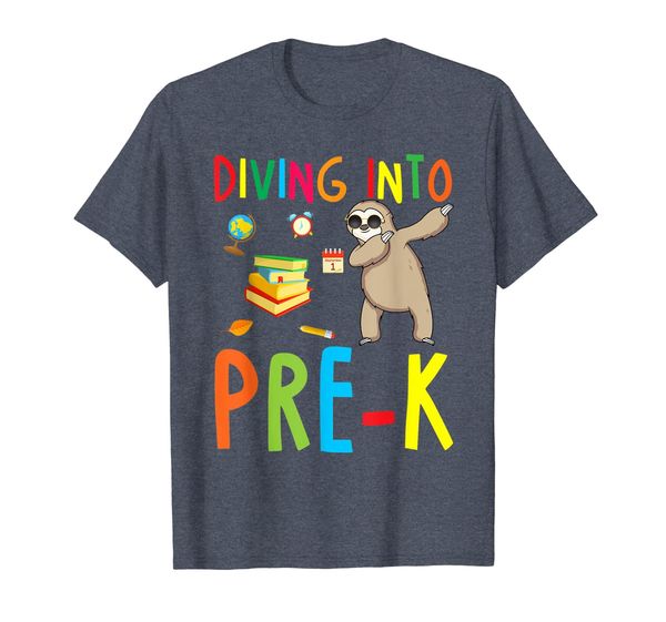 into pre kindergarten sloth dabbing back to school shirt, White;black
into pre kindergarten sloth dabbing back to school shirt, White;black