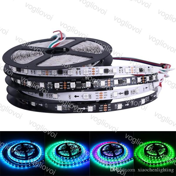 led strip dc5v 12v 24v ws2813 5050 smd 30leds/m 60leds/m rgb led ribbon 5 m magic dream directionable color digital dhl
led strip dc5v 12v 24v ws2813 5050 smd 30leds/m 60leds/m rgb led ribbon 5 m magic dream directionable color digital dhl