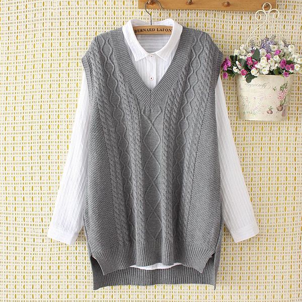 women's vests sweater for women 2021 spring v neck loose womens knitted vest sleeveless sweatercoat 4xl, Black;white
women's vests sweater for women 2021 spring v neck loose womens knitted vest sleeveless sweatercoat 4xl, Black;white