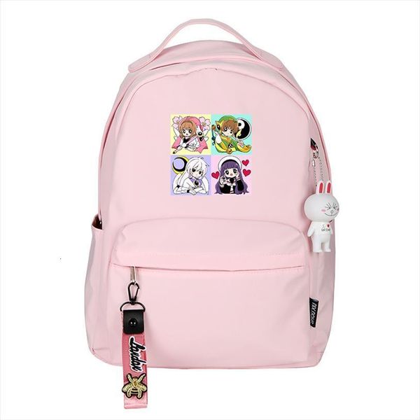 anime card captor sakura kawaii women backpack cute nylon school bags for teenage girls cartoon travel
anime card captor sakura kawaii women backpack cute nylon school bags for teenage girls cartoon travel