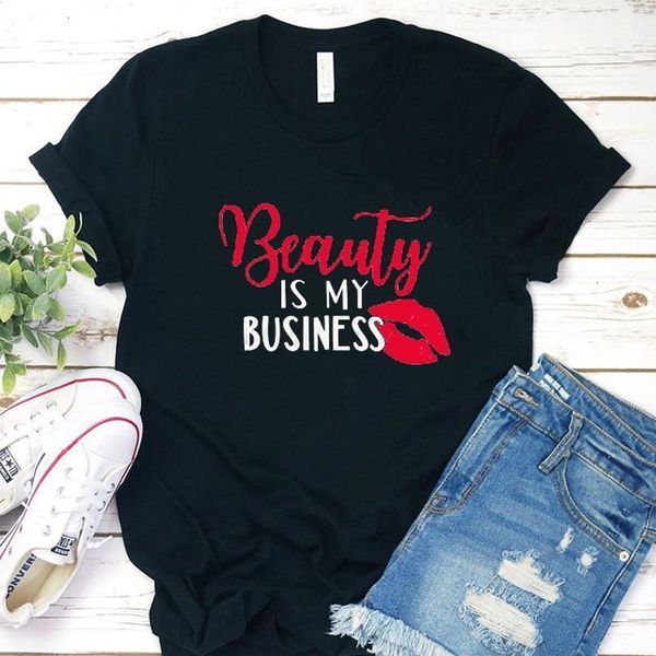 2021 women cool t shirt beauty business is my business i love makeup artist hair salon tees streetwear clothing good quality top, White
2021 women cool t shirt beauty business is my business i love makeup artist hair salon tees streetwear clothing good quality top, White