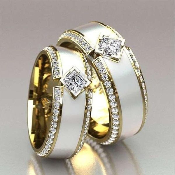 wedding rings 2021 bohemian crystal zircon inlaid round women's ring couple jewelry fashion metal accessories engagement gift, Slivery;golden
wedding rings 2021 bohemian crystal zircon inlaid round women's ring couple jewelry fashion metal accessories engagement gift, Slivery;golden