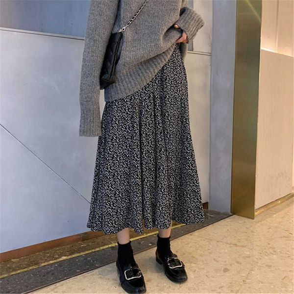 skirts women elegant floral print pleated elastic waist long female autumn ladies midi skirt saia xmqt, Black
skirts women elegant floral print pleated elastic waist long female autumn ladies midi skirt saia xmqt, Black