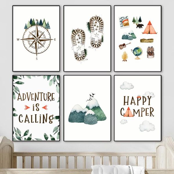 paintings compass mountain forest tent travel wall art canvas painting cartoon nordic posters and prints pictures for kids room decor
paintings compass mountain forest tent travel wall art canvas painting cartoon nordic posters and prints pictures for kids room decor