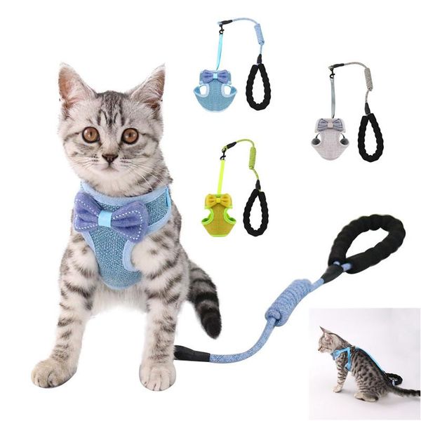 cat collars & leads harness and leash lead rope anti-breakaway adjustable breathable mesh cest cute bowknot design for cats small dogs
cat collars & leads harness and leash lead rope anti-breakaway adjustable breathable mesh cest cute bowknot design for cats small dogs