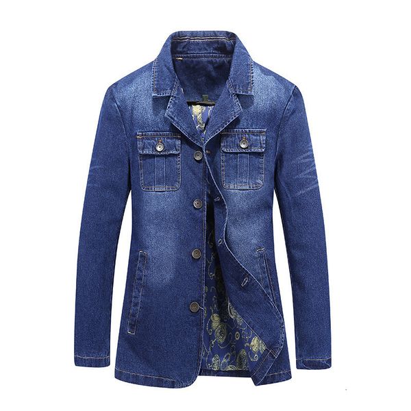 2021 new mens denim blazer fashion slim fit casual jeans jackets and coats long jean suits for man multi pockets big size m-4xl sjni, Black;brown
2021 new mens denim blazer fashion slim fit casual jeans jackets and coats long jean suits for man multi pockets big size m-4xl sjni, Black;brown