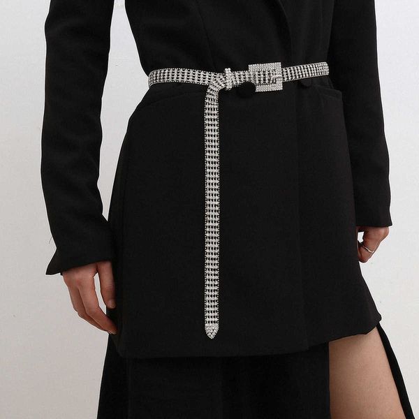 jewelry versatile claw body chain female personality fashion micro inlaid diamond geometric belt, Silver
jewelry versatile claw body chain female personality fashion micro inlaid diamond geometric belt, Silver