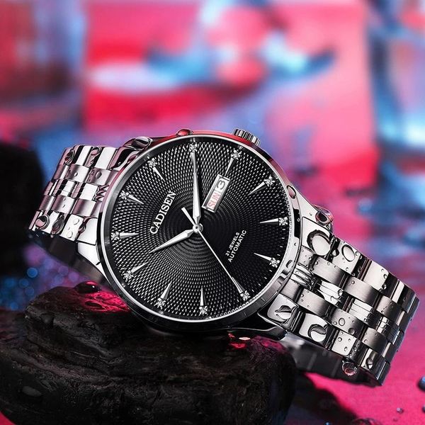 wristwatches cadisen-2021 men's watch automatic date sapphire glass waterproof wristwatch fashion casual stainless steel mechanical wat, Slivery;brown
wristwatches cadisen-2021 men's watch automatic date sapphire glass waterproof wristwatch fashion casual stainless steel mechanical wat, Slivery;brown