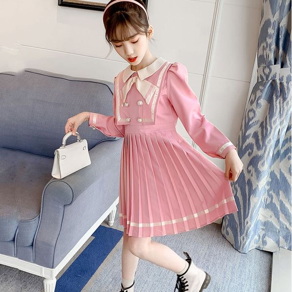 girls dress elegant spring turn down collar lace bow kids dresses for girl autumn pleated princess dress children costume, Red;yellow
girls dress elegant spring turn down collar lace bow kids dresses for girl autumn pleated princess dress children costume, Red;yellow