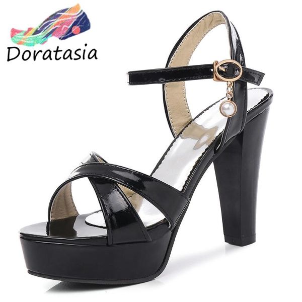 sandals doratasia elegant women block heel design shoes party office platform, Black
sandals doratasia elegant women block heel design shoes party office platform, Black