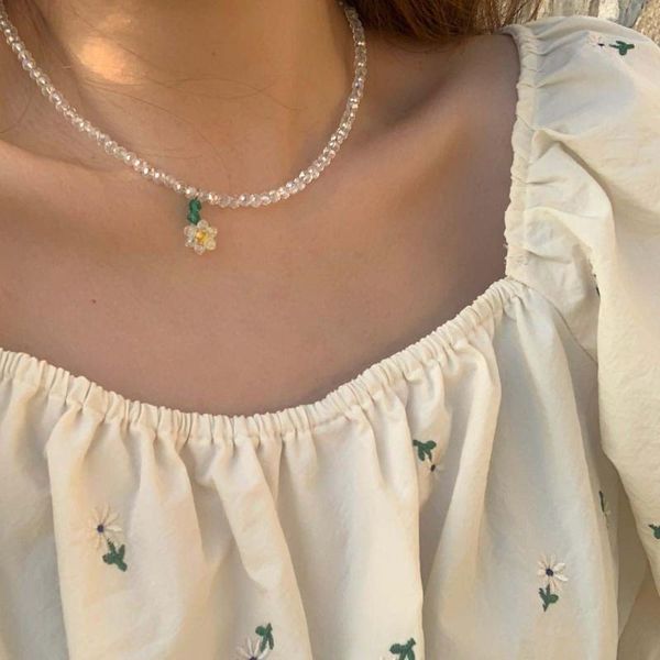 chokers 2021 korean sweet cute color acrylic butterfly flower pendant beaded necklace for women party jewellery, Golden;silver
chokers 2021 korean sweet cute color acrylic butterfly flower pendant beaded necklace for women party jewellery, Golden;silver
