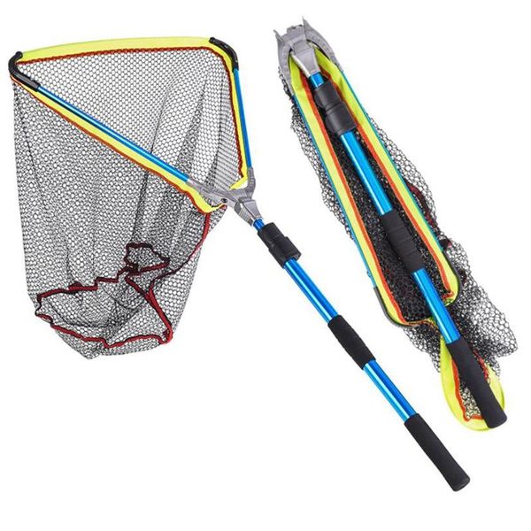 fishing net retractable folding fishing brail blue soft landing net eva handle nets tools fish nets accessories
fishing net retractable folding fishing brail blue soft landing net eva handle nets tools fish nets accessories