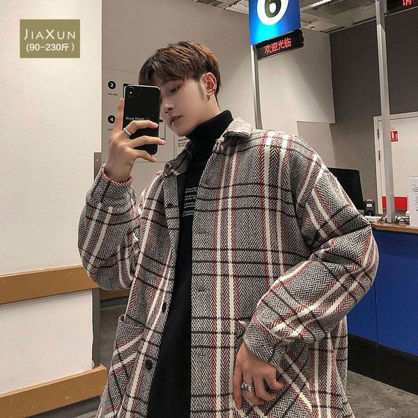 men's wool & blends casual short coat cashmere fashion autumn trend loose warm men winter plaid abrigos para hombre clothing df50wb, Black
men's wool & blends casual short coat cashmere fashion autumn trend loose warm men winter plaid abrigos para hombre clothing df50wb, Black
