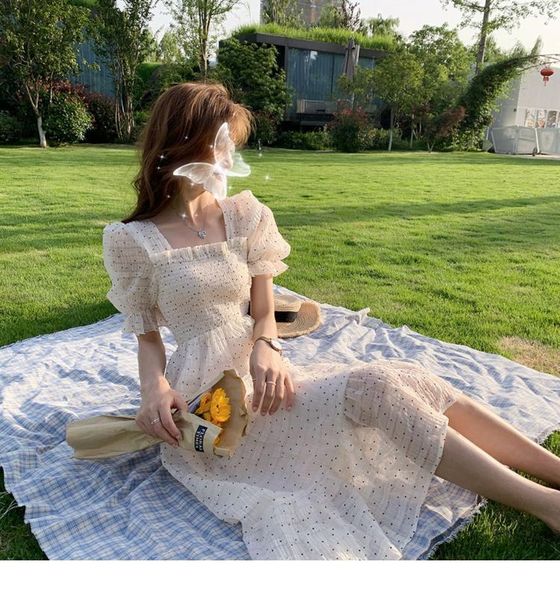 casual dresses 2021 summer floral design sweet dress short sleeve chiffon elegant korean style square collar party for female do, Black;gray
casual dresses 2021 summer floral design sweet dress short sleeve chiffon elegant korean style square collar party for female do, Black;gray