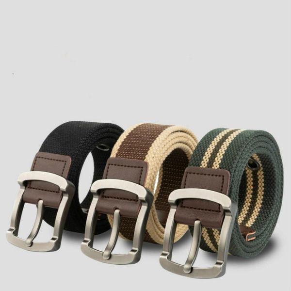belts for men designer mens 3.8cm width canvas belt women students korean style casual with pin buckle g1, Black;brown
belts for men designer mens 3.8cm width canvas belt women students korean style casual with pin buckle g1, Black;brown