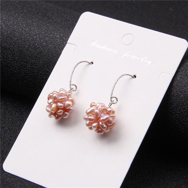 dangle & chandelier fashion natural pearl drop earrings for women freshwater pink ball statement dangler female jewelry wedding, Silver
dangle & chandelier fashion natural pearl drop earrings for women freshwater pink ball statement dangler female jewelry wedding, Silver