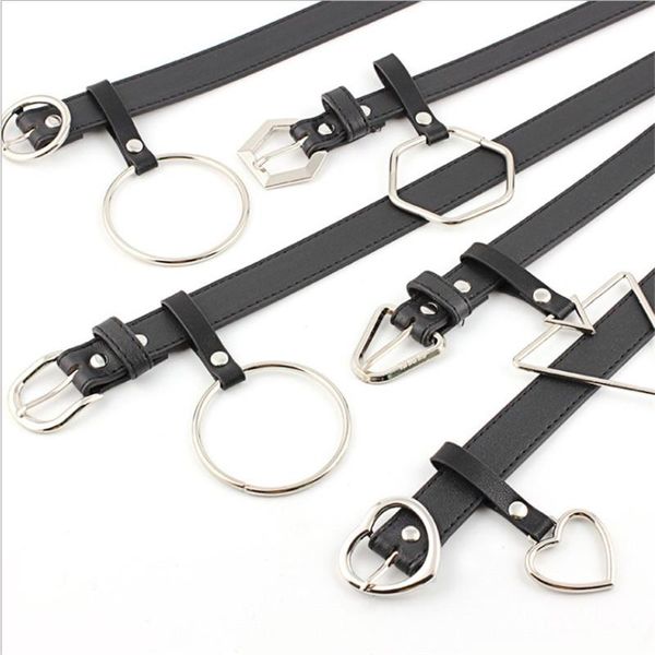 belts black pu leather waist belt 2021 female punk jeans waistband big o ring metal buckle for women exaggerated cinturon, Black;brown
belts black pu leather waist belt 2021 female punk jeans waistband big o ring metal buckle for women exaggerated cinturon, Black;brown