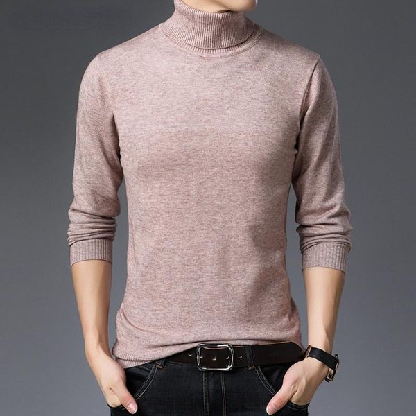 men's sweaters autumn winter fashion casual classic pure color knitwear thick warm turtleneck sweater pullover men clothing top, White;black
men's sweaters autumn winter fashion casual classic pure color knitwear thick warm turtleneck sweater pullover men clothing top, White;black